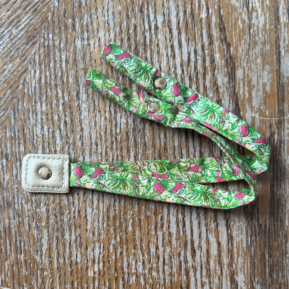 Lilly Pulitzer | Green and Pink Sunglasses Strap